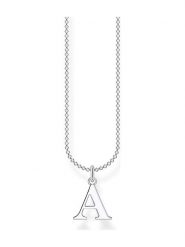 Thomas Sabo Srebrny naszyjnik z zawieszką - dł. 45 cm rozmiar: onesize. Szare naszyjniki damskie thomas sabo, srebrne. Za 129.95 zł.