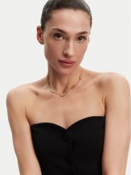 Guess Naszyjnik JUBN05 182JW Złoty. Żółte naszyjniki damskie Guess, metalowe. Za 169.99 zł.