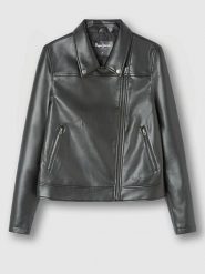 Pepe Jeans Kurtka w kolorze czarnym ze skóry syntetycznej rozmiar: L. Czarne kurtki damskie Pepe Jeans, l, bez wzorów, z jeansu, bez kaptura. Za 215.21 zł.
