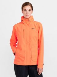 Craft Kurtka kolarska "ADV Bike Ride Hydro" w kolorze jaskrawopomarańczowym rozmiar: L. Pomarańczowe kurtki sportowe damskie Craft, l, bez wzorów, bez kaptura. Za 245.96 zł.