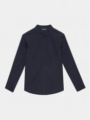 Guess Koszula L3YH04 WE5W0 Granatowy Regular Fit. Niebieskie koszule chłopięce Guess, z aplikacjami, z bawełny, bez kołnierzyka, bez ramiączek. Za 169.99 zł.