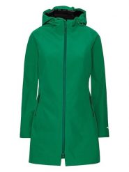 Ilse Jacobsen Płaszcz softshellowy w kolorze zielonym rozmiar: 40. Zielone płaszcze damskie Ilse Jacobsen, bez wzorów, bez kaptura. Za 293.95 zł.