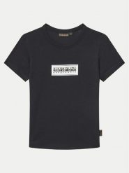 Napapijri T-Shirt Chamois NP0A4ILE M Czarny Regular Fit. Czarne t-shirty i koszulki chłopięce Napapijri, bez wzorów, z bawełny, bez kołnierzyka, bez ramiączek. Za 99.99 zł.