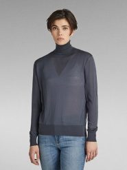 G-Star Koszulka w kolorze szarym rozmiar: M. Szare koszulki damskie G-Star, m, bez wzorów, z bawełny, bez kołnierzyka, bez ramiączek. Za 188.40 zł.