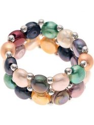 Pearline Pierścionek perłowy w różnych kolorach rozmiar: onesize. Białe pierścionki damskie Pearline, z perłą. Za 108.99 zł.