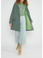 Blutsgeschwister Płaszcz przeciwdeszczowy w kolorze khaki rozmiar: L. Brązowe płaszcze damskie Blutsgeschwister, l, bez wzorów, bez kaptura. Za 269.95 zł.