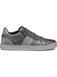 Geox Sneakersy "Blomiee" w kolorze srebrnym rozmiar: 36. Szare obuwie sportowe damskie Geox, z materiału, bez zapięcia. Za 174.84 zł.