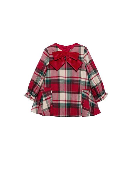 Abel & Lula Sukienka codzienna 5509 Czerwony Regular Fit. Czerwone sukienki dziewczęce Abel & Lula, bez wzorów, z syntetyku, bez ramiączek, proste. Za 289.99 zł.