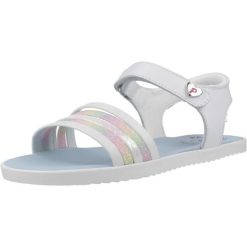 Sandały PABLOSKY 452500P Biały. Białe sandały damskie Pablosky, bez wzorów, ze skóry, bez obcasa, bez zapięcia. Za 254.99 zł.