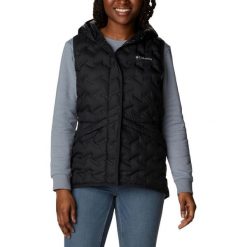 Kamizelka damska Columbia Delta Ridge z kapturem. Czarne kamizelki damskie Columbia, na jesień, xl, bez wzorów, z kapturem. W wyprzedaży za 570.00 zł.