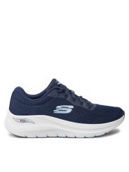Skechers Sneakersy Arch Fit 2.0-Big League 150051 Granatowy. Niebieskie obuwie sportowe damskie Skechers, z materiału, bez zapięcia. Za 279.99 zł.