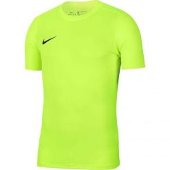 Koszulka Z Krótkim Rękawem Unisex Dla Dorosłych Dry Park VII. Zielone koszulki damskie Nike, bez wzorów, bez kołnierzyka, bez ramiączek. Za 117.99 zł.