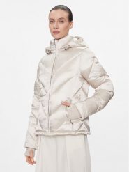 Calvin Klein Kurtka zimowa K20K207068 Biały Regular Fit. Białe kurtki damskie Calvin Klein, na zimę, m, bez wzorów, z syntetyku, bez kaptura. Za 759.99 zł.