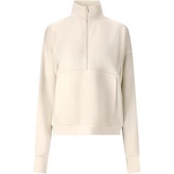 Kobieca bluza półzipowana Athlecia Jillnana. Szare bluzy damskie Athlecia, bez wzorów, bez kaptura. Za 277.50 zł.