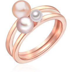 Lulu & Jane Srebro wysokiej pr óby Perła hodowlana słodkowodna Pierścionki 1 ct Damski. Białe pierścionki damskie Lulu & Jane, z perłą, pozłacane. Za 459.99 zł.