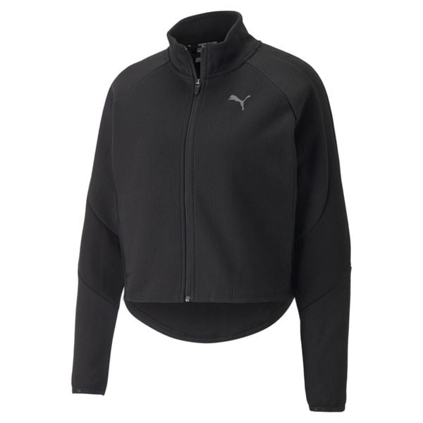 Bluza sportowa Puma Evostripe. Czarne bluzy damskie Puma, m, bez wzorów, bez kaptura. Za 195.99 zł.