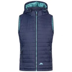 Trespass Aretha - Damska kamizelka casualowa w kolorze granatowym Dusty Rose. Czarne kamizelki damskie Trespass, bez wzorów, bez kaptura. Za 281.99 zł.