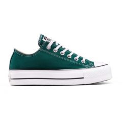 Buty sportowe Converse Chuck Taylor As Lift. Zielone obuwie sportowe damskie Converse, bez zapięcia, na fitness i siłownię. Za 590.00 zł.