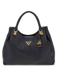 Guess Torebka w kolorze czarnym - 37 x 23 x 12 cm rozmiar: onesize. Czarne torebki klasyczne damskie Guess, z materiału, przez ramię, bez dodatków. Za 568.45 zł.