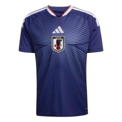 Koszulka piłkarska ADIDAS Japonia domowa. Niebieskie bluzki damskie Adidas, xl, bez wzorów, z dzianiny, sportowe, bez kołnierzyka, bez ramiączek. Za 449.99 zł.