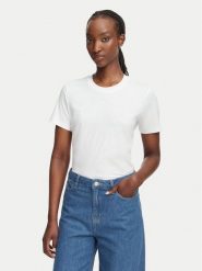 KARL LAGERFELD T-Shirt B2W17094 Biały Regular Fit. Białe t-shirty damskie KARL LAGERFELD, l, bez wzorów, z bawełny, bez kołnierzyka. Za 259.99 zł.