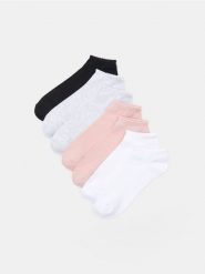 Skarpetki krótkie 7 pack - wielobarwny. Skarpetki damskie Sinsay, bez wzorów. Za 17.99 zł.