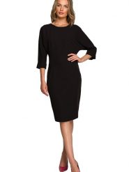 Stylove Sukienka w kolorze czarnym rozmiar: L. Czarne sukienki damskie Stylove, bez wzorów, bez ramiączek. Za 238.45 zł.