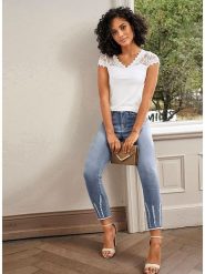 WITT WEIDEN Dżinsy - Slim fit - w kolorze niebieskim rozmiar: W23. Niebieskie jeansy damskie WITT WEIDEN. Za 61.60 zł.