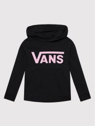 Vans Bluza Calssic VN0A5ATN Czarny Regular Fit. Czarne bluzy dziewczęce Vans, bez wzorów, z bawełny, bez ramiączek, bez kaptura. Za 239.99 zł.