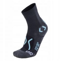 Skarpety trekkingowe damskie Uyn Explorer Outdoor Socks. Czarne skarpetki damskie Uyn, bez wzorów. Za 79.99 zł.