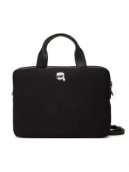 KARL LAGERFELD Torba na laptopa A1W32103 Czarny. Czarne torby na laptopa KARL LAGERFELD, bez wzorów, z materiału. Za 559.99 zł.