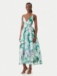 Bardot Sukienka koktajlowa Arletha Halter 59963DB1 Zielony Regular Fit. Zielone sukienki damskie Bardot, bez wzorów, z syntetyku, wizytowe, bez ramiączek. Za 819.99 zł.