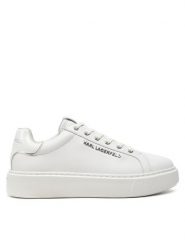 KARL LAGERFELD Sneakersy KL62221 Biały. Białe obuwie sportowe damskie KARL LAGERFELD, ze skóry, bez zapięcia. Za 599.99 zł.
