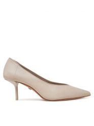 Max Mara Szpilki 2514521151600 Écru. Szpilki damskie Max Mara, bez wzorów, ze skóry, bez obcasa, na szpilce, bez zapięcia. Za 1,749.00 zł.