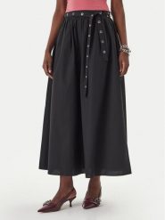 BOSS Spódnica maxi C_Vidol 50559088 Czarny Regular Fit. Czarne spódnice damskie Boss, bez wzorów, z bawełny, maxi. Za 799.99 zł.