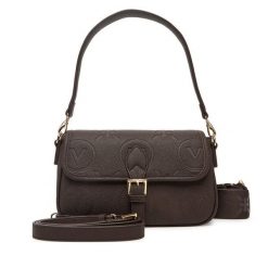 Torebka Valentino. Brązowe listonoszki damskie Valentino, bez wzorów, bez dodatków. Za 549.99 zł.