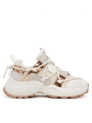 Steve Madden Sneakersy Tazmania SM11002419 Écru. Obuwie sportowe damskie Steve Madden, z materiału, bez zapięcia. W wyprzedaży za 349.99 zł.
