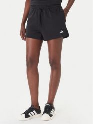 Adidas Szorty sportowe Essentials Small Logo Feel Cozy JC5925 Czarny Regular Fit. Czarne spodenki sportowe damskie Adidas, l, bez wzorów, z bawełny. Za 129.99 zł.