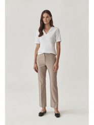 TATUUM Koszulka w kolorze białym rozmiar: XS. Białe koszulki damskie TATUUM, xs, bez wzorów, z bawełny, bez kołnierzyka, bez ramiączek. Za 115.95 zł.