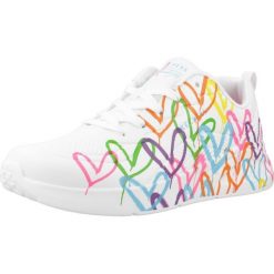 Tenisówki Skechers Model Uno Lite Kolor Biały. Białe obuwie sportowe damskie Skechers, bez wzorów, z materiału, bez zapięcia. Za 429.99 zł.