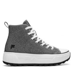 Trampki Fila. Szare trampki damskie Fila, bez wzorów, bez zapięcia. Za 279.99 zł.