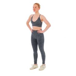 Damski zestaw sportowy Xtreme - legginsy + biustonosz sportowy - Antracyt. Szare legginsy sportowe damskie XTREME SOCKSWEAR, l, bez wzorów, na fitness i siłownię. Za 177.99 zł.