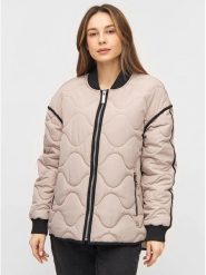 TicketWOMAN Kurtka przejściowa "Calip" w kolorze beżowym rozmiar: 34. Brązowe kurtki damskie TicketWOMAN, bez wzorów, bez kaptura. Za 230.99 zł.