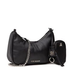 Torebka Steve Madden. Czarne listonoszki damskie Steve Madden, bez wzorów, bez dodatków. Za 309.99 zł.