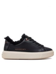 Alexander Smith Sneakersy London 8242 Czarny. Czarne obuwie sportowe damskie Alexander Smith, ze skóry, bez zapięcia. Za 619.99 zł.