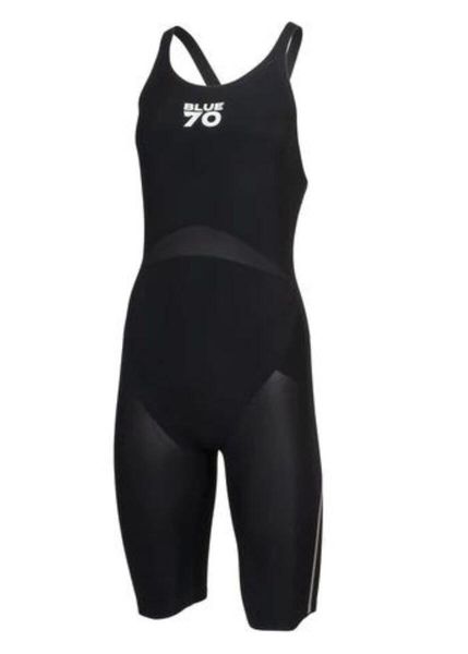 Blueseventy Nerotx2 Kneeskin - Black - Size 18. Czarne kombinezony damskie BLUESEVENTY, bez wzorów, z materiału, klasyczne, bez kołnierzyka, bez ramiączek. Za 1,177.15 zł.