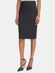 Elisabetta Franchi Spódnica ołówkowa GO-223-66E2-V320 Czarny Slim Fit. Czarne spódnice damskie Elisabetta Franchi, bez wzorów, z syntetyku. Za 1,369.00 zł.
