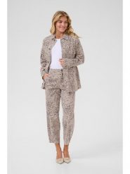 Kaffe Kurtka dżinsowa w kolorze beżowym rozmiar: 44. Brązowe kurtki damskie Kaffe, bez wzorów, bez kaptura. Za 173.99 zł.