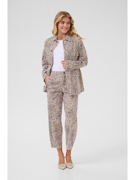 Kaffe Kurtka dżinsowa w kolorze beżowym rozmiar: 34. Brązowe kurtki damskie Kaffe, bez wzorów, bez kaptura. Za 157.35 zł.