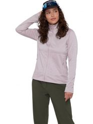 Mammut Kurtka polarowa "Crag ML" w kolorze fioletowym rozmiar: M. Różowe kurtki damskie Mammut, m, bez wzorów, z materiału, bez kaptura. Za 249.95 zł.